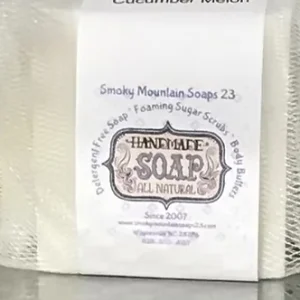 Smoky Mountain Soap in loofah bag